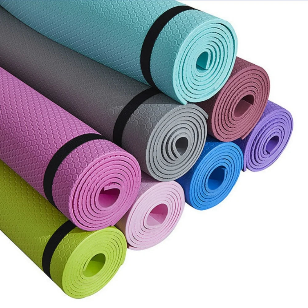 Thick Yoga Mat Anti-skid Sports Fitness Mat 3MM-6MM EVA Comfort Foam