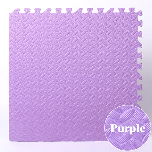 1-16Pcs 30*30cm Sports Gym Mat, Eva Foam Mats for Floor Leaf Grain