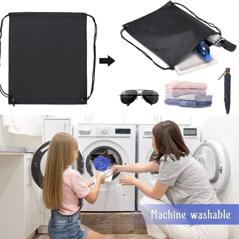Eco Polyester Bundle Pocket Race Backpack Portable Waterproof Shopping